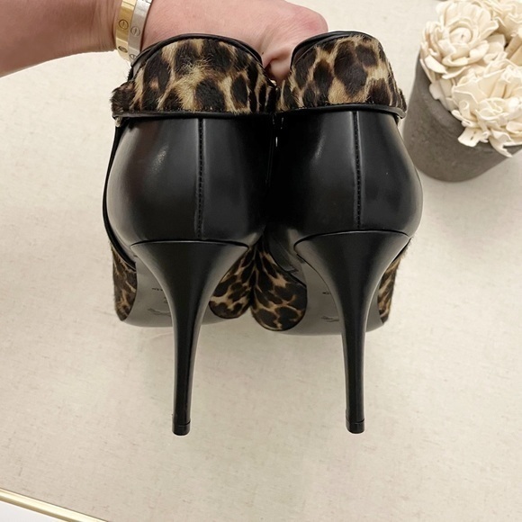 New Longchamp $805 Calf Hair Stiletto Heel Bootie - Picture 11 of 15